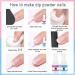 2 in 1 Dip Powder Base Top Coat with Activator Dip Powder Liquids Set for Dipping Powder Starter Kit Dry Fast Easy to Apply and No UV LED Needed (2x15ml) - Buy Online on GoSupps.com