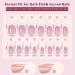 White French Tip Press on Nails - Stick On Fashion Faux Nails with Full | Makeup Supplies for Gathering Wedding Dating Home Traveling 02 - Buy Online on GoSupps.com
