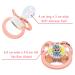 Shop LittleForBig Large Shield Pacifier Generation II - Adult Size Astro Babies Pink Bunny Pattern | Premium International Shipping Available - Buy Online on GoSupps.com