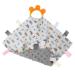 AmazingM Cute Baby Security Blanket with Tags Teether Soft Soothing  Comfortable Dotted Backing Taggy Blanket for Boys and Girls. (Little Bear)