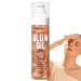Body Glow Oil 100ml Moisturizing Body Oil SPF50 Sun Protection Skin Lightening Product for Outdoor Sports Camping Picnic 02 Rose Gold B