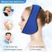 Hilph Face Ice Pack - Adjustable Jaw Ice Pack Wrap for Pain Relief - 4 Gel Cold Packs for Facial & Oral Surgery - TMJ & Mouth Pain Relief - Light Blue - Buy Online on GoSupps.com