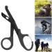 InsGB Medical Scissors - 5.5 Black & Orange Emergency Room Scissors for Nurses | Perfect for Home Surgery - Buy Online on GoSupps.com