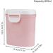 Milk Powder Dispenser for Baby - Portable Formula Container with Spoon, No Spill, 800ML Pink - Ideal for Travel, Bedroom, Outdoor - Food, Snacks, Fruit - Buy Online on GoSupps.com
