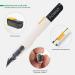 FOSHIO 9MM Craft Knife with Auto-Locking Retractable Design and 10 Replacement Blades - Ideal for Art, Model Making, and Box Cutting - Buy Online on GoSupps.com