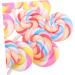 FUNOMOCYA Pack of 20 Rainbow Swirl Lollipops Candy Decorations Random Style - Buy Online on GoSupps.com