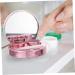 Shop Solustre Starry Heaven Glasses Case 3 Sets Travel Contact Lens Holder & Storage Container Pink PP Duplex Box - Buy Online on GoSupps.com
