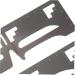 Baluue 2pcs Eyebrow Ruler Brow Guide Template Eyebrow Tools Brow Mapping Eyebrow Tracer Stainless Steel 20x4.8cm As Shown - Buy Online on GoSupps.com