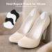 Microfiber Heel Repair Patch 12 Pairs, Self-Adhesive Shoe Hole Prevention Patch - Black & White, Large + Small Size - Buy Online on GoSupps.com