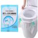 Biodegradable Disposable Plastic Toilet seat Cover Flushable Paper Travel Pack Individually Wrapped Perfect for Use During Travel-50PSC