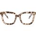 Blue Light Blocking Glasses for Women & Men - Square Demi White | Reduce Eye Strain & Sleep Better - Buy Online on GoSupps.com