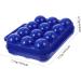 Hohopeti 2pcs Portable Egg Carton Plastic Storage Bin Stackable Egg Holder Refrigerator Organizer Travel Tray - Buy Online on GoSupps.com