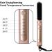 Hair Straightener Comb - Heated Anti-Scald Brush with 5 Heat Settings Fast 30s Heating & Auto Shut-Off | Ideal for Home Travel & Salon (Pink - Buy Online on GoSupps.com
