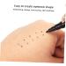 DOITOOL 6pcs Eyebrow Pen Eyebrow Pen Marking Pen Pen Simple 13.9x1.8cm Black - Buy Online on GoSupps.com