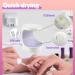 ANGNYA Mini UV LED Nail Lamp - Portable Nail Dryer for Gel Nails - Professional Nail Art Tool for DIY at Home - 03 White - Buy Online on GoSupps.com