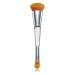 Brush Club Double Ended Face Makeup Brush - Spectrum Dual Foundation & Concealer Brush with Hypoallergenic Bristles - Yellow Orange Duo - International Shipping Available - Buy Online on GoSupps.com