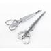 Yueton 4pcs Gold & Silver Scissors Hair Clips - Bride Headwear Bobby Pins - Buy Online on GoSupps.com