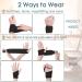 Uraqt 2-Pack Velcro Wrist Bands | Breathable Sports & Everyday Wrist Wraps for Men & Women - Black - Buy Online on GoSupps.com