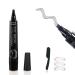 Eyebrow Tattoo Pen  Ksndurn Black Eyebrow Pencil - Waterproof Microblade Brow Pen  Eyebrow Tattoo Pen with a Micro-Fork Tip - Natural Looking Eyebrows Effortlessly with Gift