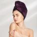 Buy Hair Towel Wrap | Quick Drying Towel Turban with Button | Snowflakes & Hearts Design - Buy Online on GoSupps.com