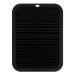 Large Heat-Resistant Mat for Styling Tools - 12"x9" Professional Flat Iron Mat Travel Silicone Mat for Curling Irons Hair Straighteners Blow Dryers and Salon Appliances Black
