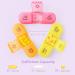 Cute Pill Organizer 3 Times a Day - Large 7 Day Pill Box for Women Portable Purple Case with Bag for Vitamins & Medications - Buy Online on GoSupps.com