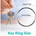 Segauin 100-Piece Premium Swivel Snap Hooks with Key Rings - 1.25in/32mm - Silver - Buy Online on GoSupps.com