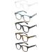 Shop LJCZKA Blue Light Blocking Glasses - Retro Square Frame for Men & Women | Anti Eyestrain Eyeglasses for Computer & Gaming - Buy Online on GoSupps.com