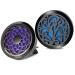 RoyAroma 30mm Car Essential Oil Diffuser Set - Stainless Steel Locket with Vent Clip & 12 Felt Pads - Buy Online on GoSupps.com