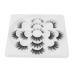 minkissy 7 Pairs Fake Eyelashes Curly Eyelashes False Lashes Cat Eyes Look Lashes Fluffy Thick Eyelashes Reusable False Eyelashes Dense Eyelashes Art Eyelashes Slim Imitation Set 6d