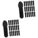 Baluue 200 Pcs Mini Eyeshadow Swab Concealer Brush Foam Eyeshadow Lip Balm Milky Cotton Black