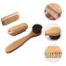 Lurrose Nail Cleaner Set - 3 Natural Bristle Brushes with Wooden Handles for Fingernail & Toenail Cleaning - Eco-Friendly Boot Brushes - Buy Online on GoSupps.com