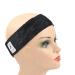 YANTAISIYU Wig Grip Headband Adjustable Wig Scarf Wig Grip Band for Women (Black)