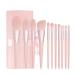 Makeup Brush Set 11 Piece Makeup Brush Set With Brush Bag Soft and Fine-Bristle Makeup Brush Beauty Brush Tools Portable for Face and Eyes A B