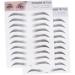 FOMIYES 4 Pcs 3d Eyebrow Stickers Water Proof Stickers Waterproof Sticker False Eyebrows Man Patch Cosmetic - Buy Online on GoSupps.com