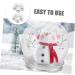 Alipis 10pcs Candy Bottle Snowglobe Diy Snow Globe Wedding Favor Dome Diy Supplies Christmas Box - Buy Online on GoSupps.com