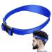 Silicone Haircut Band Curved Haircut Guide Band Silicone Fade Guide and Neckline Shaving Template Self Hair Trimming Guide Band for Creating Skin Fade Guidelines and DIY Haircuts Blue