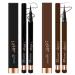 LIPHIP Liquid EyeLiner Smudge proof Eyeliner Sharp fine liquid Eyeliner pen NATURAL BROWN