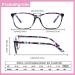 Cojwis 5 Pack Women s Reading Glasses - Blue Light Filter Ultralight & Stylish 0.50x Magnification Spring Hinges 5 Beautiful Patterns in Mixed Colors - Buy Online on GoSupps.com