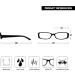 Designer Black & Purple Diamond Style Reading Glasses for Women - UVR093P +2.50 Diopters - Buy Online on GoSupps.com
