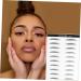 WOONEKY 4 Sheets Pairs Black Eyebrow Waterproof Eyebrows for Women Eyebrow Sticker - Buy Online on GoSupps.com