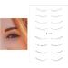 Bavokon Stick On Lower Eyelash | Waterproof Natural Fake Eyelashes Makeup - Waterproof Natural 6D Bottom Stick On Ladies False Eyelash For Beauty Makeup Tools W-1262 - Buy Online on GoSupps.com