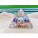 Handmade Orgonite Pyramid for Positive Energy and Balance - Amethyst Clear Quartz Rose Quartz - Buy Online on GoSupps.com