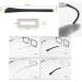 Celika Glasses Holder & Accessories - Non-Slip Ear Hooks Silicone Tips & Metal Spare Bars for Ultimate Comfort | Shop Now! - Buy Online on GoSupps.com