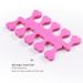 High Elasticity Nail Art Set for Women & Girls - 2 Soft Sponge Toe Separator Tools for Manicure & Pedicure - Buy Online on GoSupps.com
