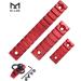 GOTICAL Combo: Quick Detach QD Mount Red + 3pc Weaver Rail Section Set (1.4/2.2/2.95 Inch) - 357 Slot Red w/ 3 Allen Wrenches - Buy Online on GoSupps.com