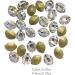 dijiusidy Nail Rhinestones Manicure Decorations Multiple-Shape Multi-color Glass DIY Decor Stickers Eye-catching Beauty Tools 6 * 8Leaf 6*8leaf - Buy Online on GoSupps.com