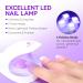 Gelike EC Gel X Nail Tips Set - 528PCS Short Quadrat Soft Gel Nail Tips with Milky White Glue & Top Coat - Ultimate Nail Extension Starter Kit - Buy Online on GoSupps.com