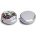 Portable Round Pill Box Organizer - 3 Compartment Travel Case for Medicine - Ideal Christmas Gift & Purse Accessory - Buy Online on GoSupps.com