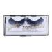 Glitter eyelashes black/blue with glue
